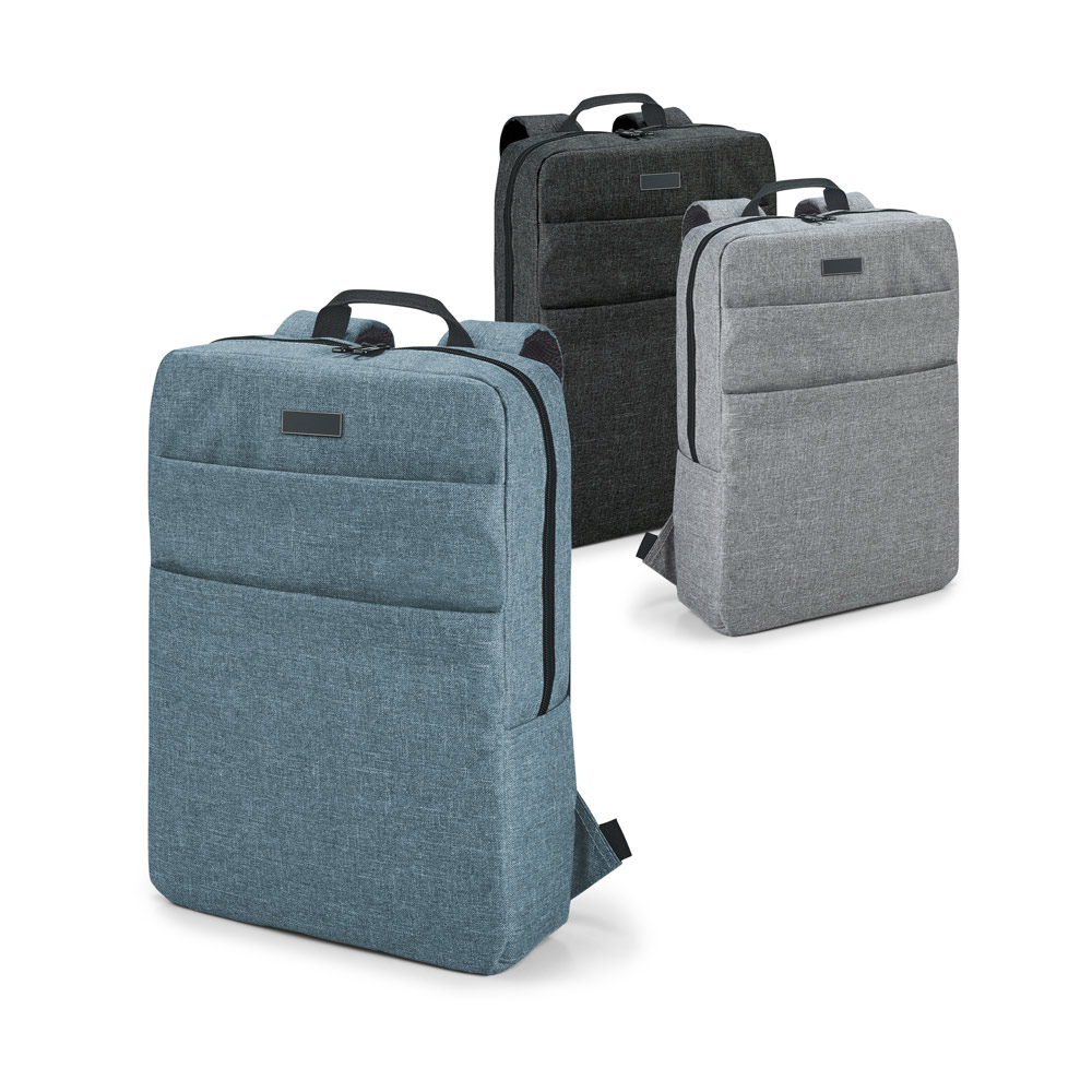 Mochila para notebook (15.6'') em 600D de alta densidade com placa para personalização (10 L)
