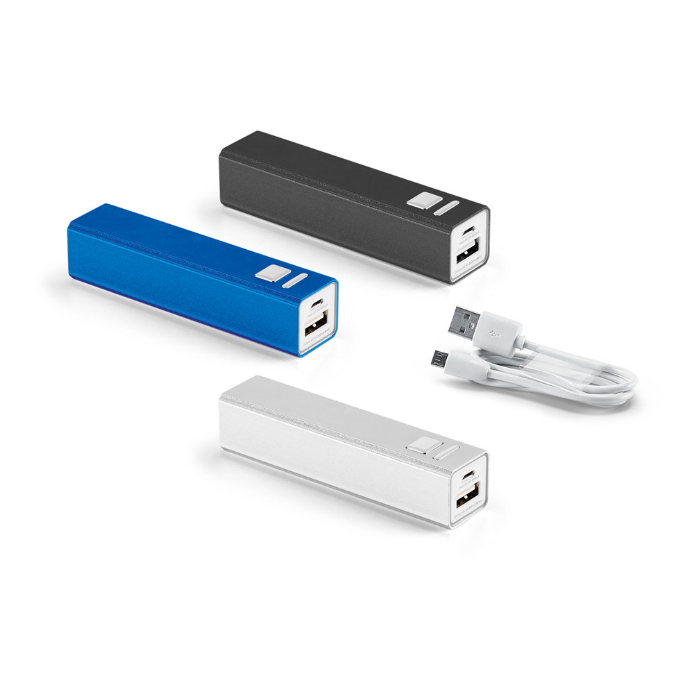 Bateria portátil em alumínio (2.200 mAh)